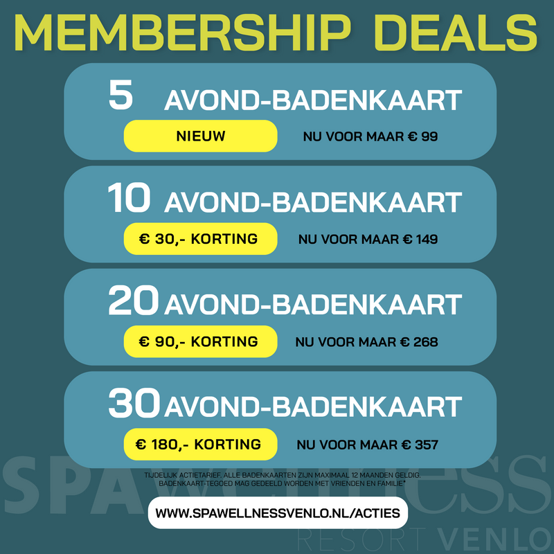 30 avond-badenkaart ACTIE